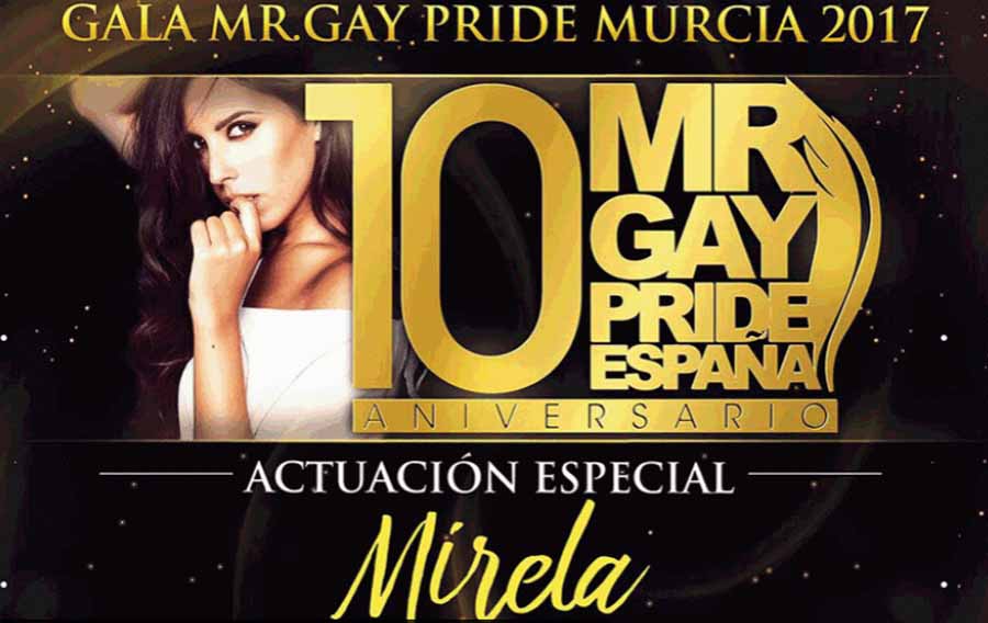 Mirela cantará el himno “Soy como Soy” en la gala Mr. Gay Pride Murcia 2017