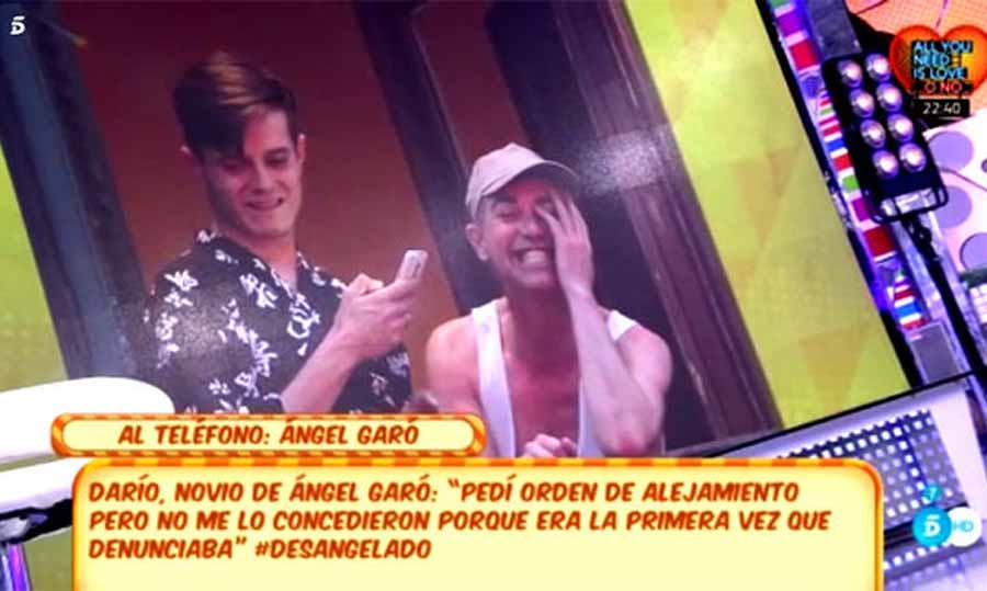 La supuesta historia de maltrato y violencia doméstica entre el humorista Angel Garó y su novio Darío