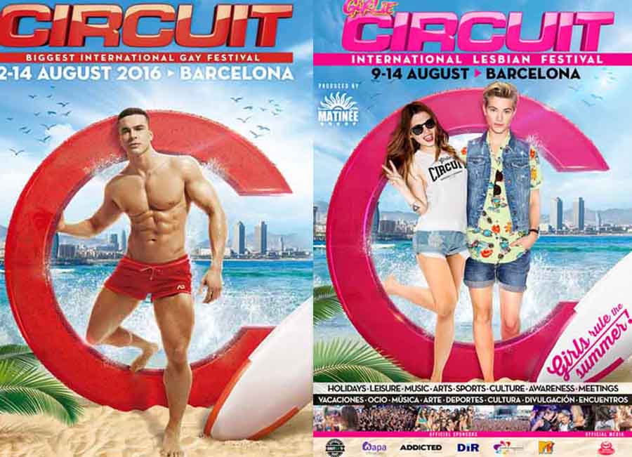 Circuit Festival y Girlie Circuit: Barcelona es la capital de las mega parties gays-lésbicas del verano 2016