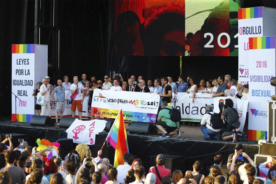 Más de un millón y medio de personas participaron en la Manifestación Orgullo LGTBI 2016