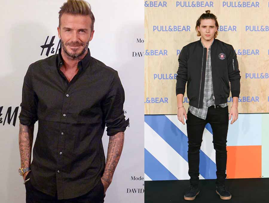 David y Brooklyn Beckham, rivales galácticos de H&M y de Pull & Bear