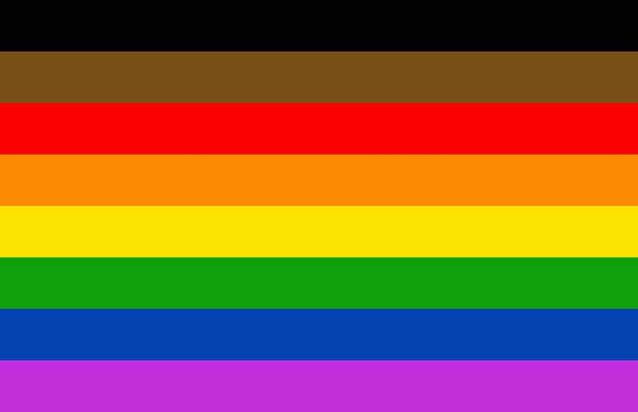 ¿Quién añadió el negro y el marrón a la bandera del Orgullo LGTBI?