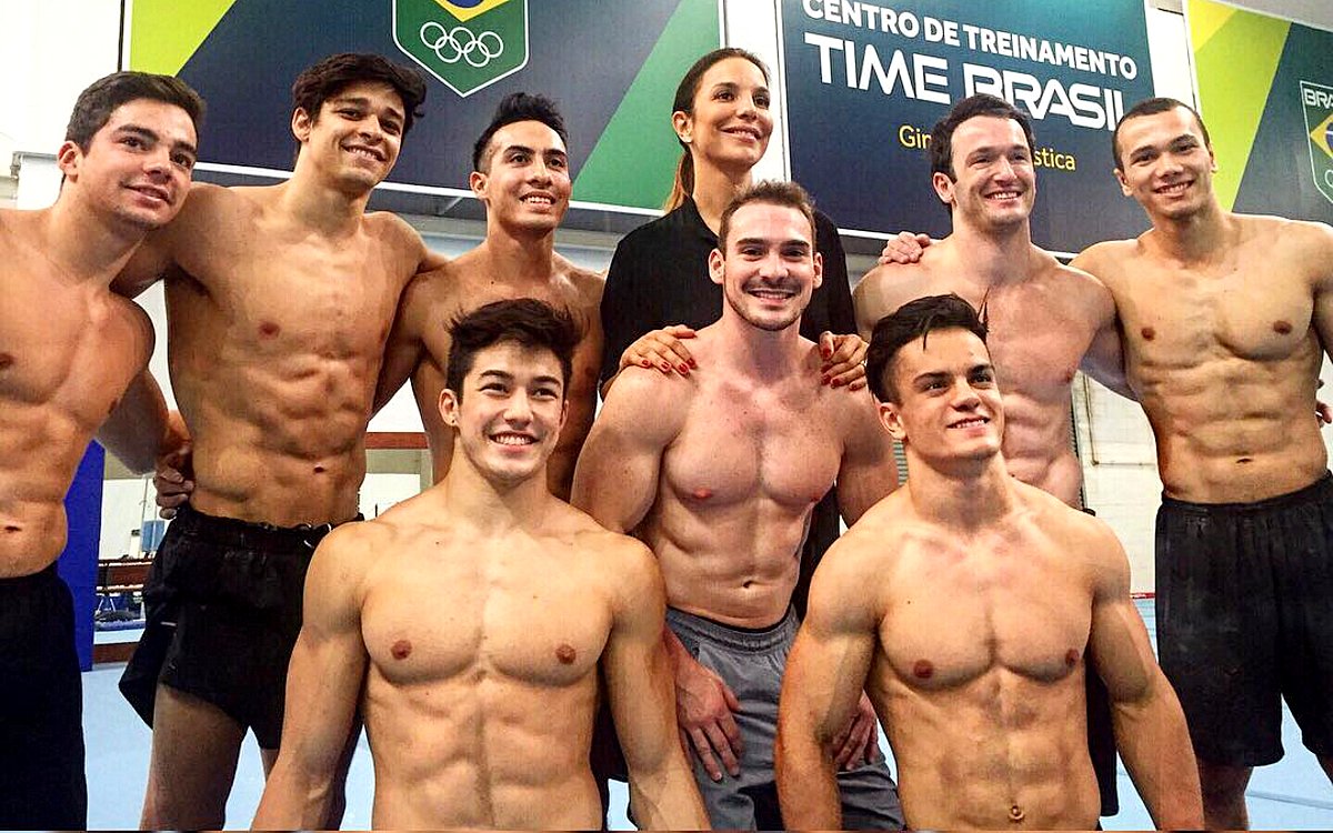 Equipo gimnasia masculina de Brasil