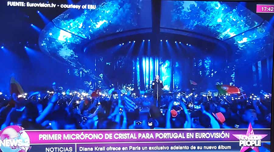 Escenario de Salvador Sobral Eurovisión 2017