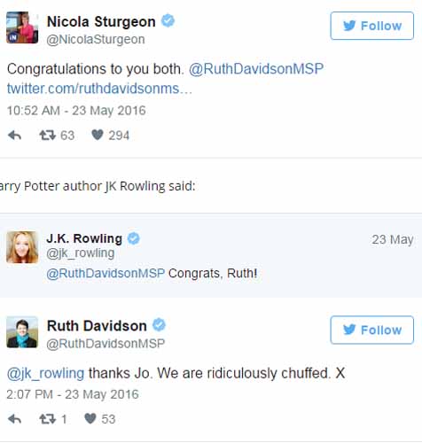 Felicitaciones a Ruth Davison