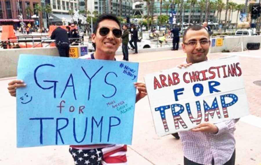 ¿Se puede ser gay y de derechas?: Los homosexuales que apoyan a Donald Trump son homófobos, blancos y quieren "guerra"