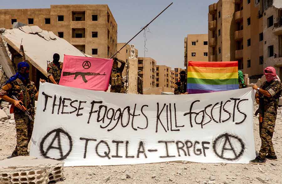 Nace un grupo de guerrilleros queer que luchan contra ISIS enarbolando la bandera arco íris en Siria