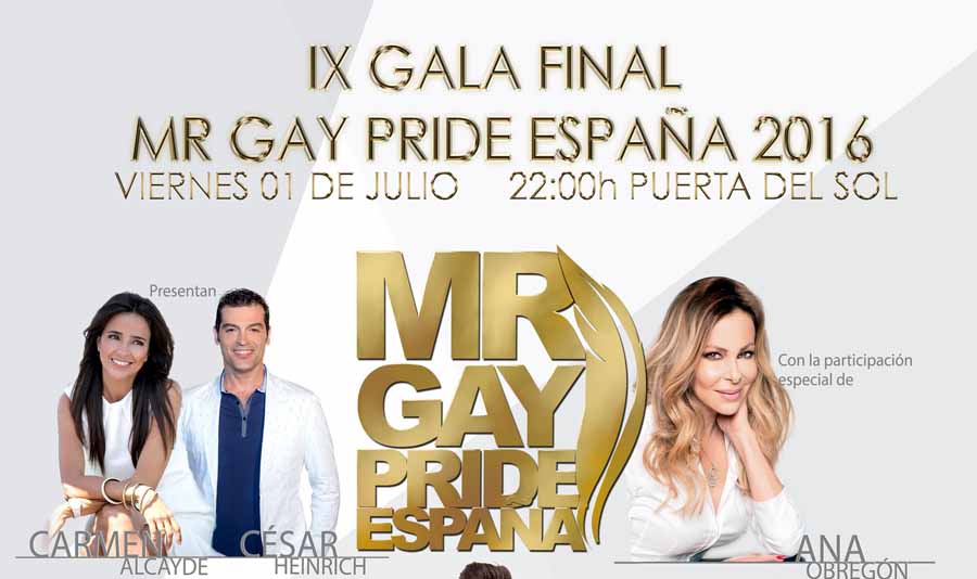 16 candidatos compiten este año por convertirse en el nuevo Mr. Gay Pride España 2016