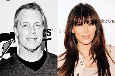 Jennifer Lopez, Sofía Vergara y Kim Kardashian con Gunnar Peterson