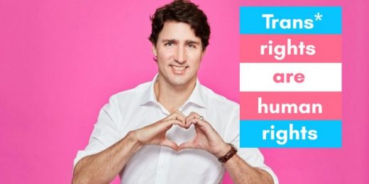 Justin Trudeau con los transexuales
