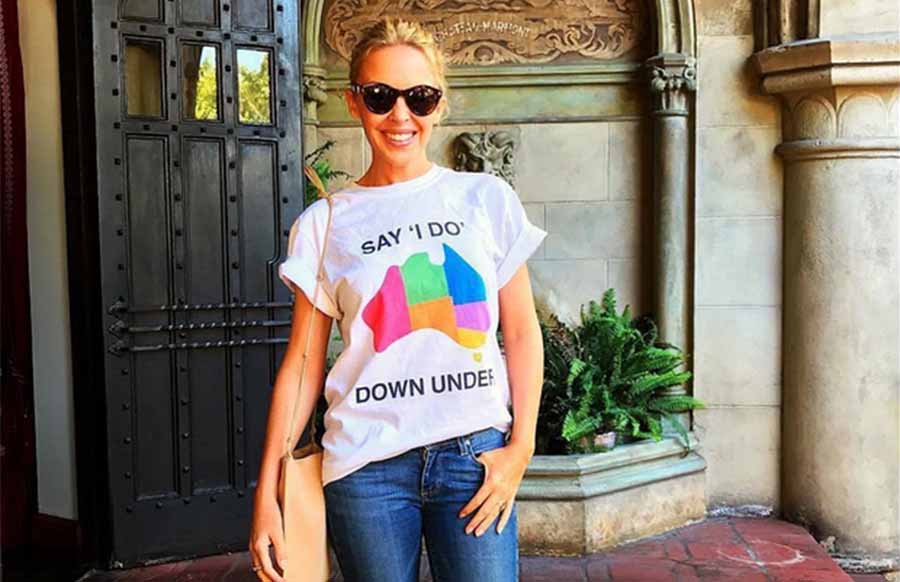 Kylie Minogue, una activista LGBT comprometida: "No me caso hasta que Australia apruebe la igualdad de matrimonio"