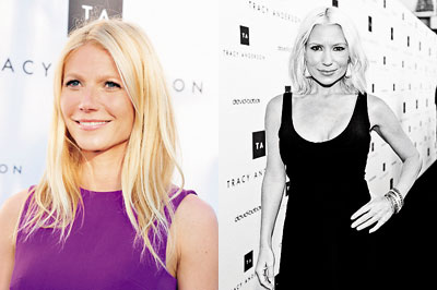 La actriz Gwyneth Paltrow sigue el método de Tracy Anderson