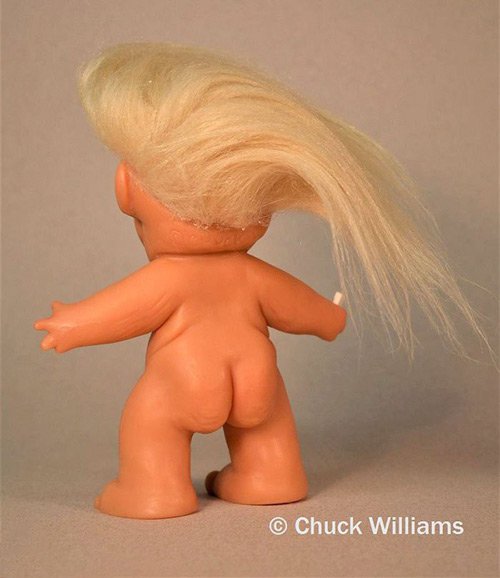 Muñeco troll de Donald Trump