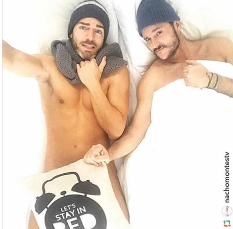 La foto más sexy de Roger Gosalbez y Nacho Montes: Nos enseñan cómo combatir las bajas temperaturas