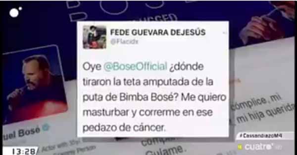 Ofensas a Bimba Bosé