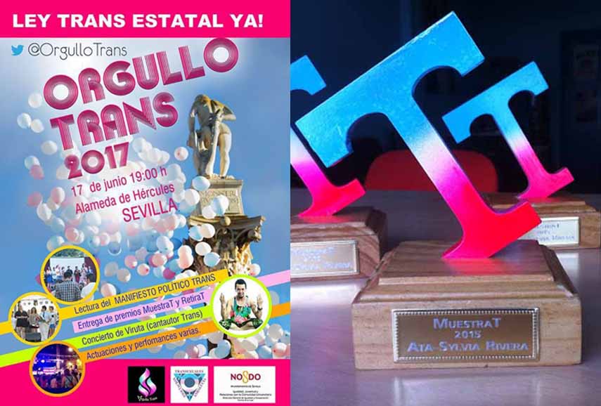 El Intermedio y Hazte Oír, entre los premios MuestraT y RetiraT que celebra su 4ª edición en el Orgullo Trans 2017