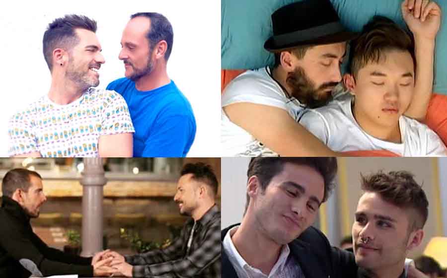 Parejas gays españolas mediáticas: La televisión y la fama les unió