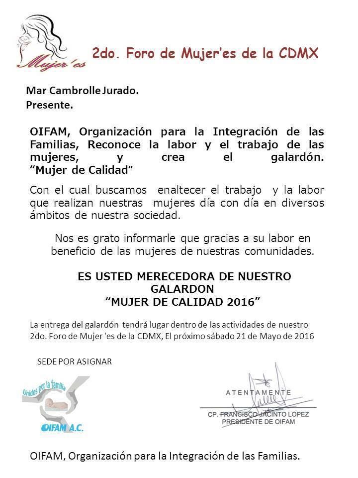 Premio Mar Camborllé 2016