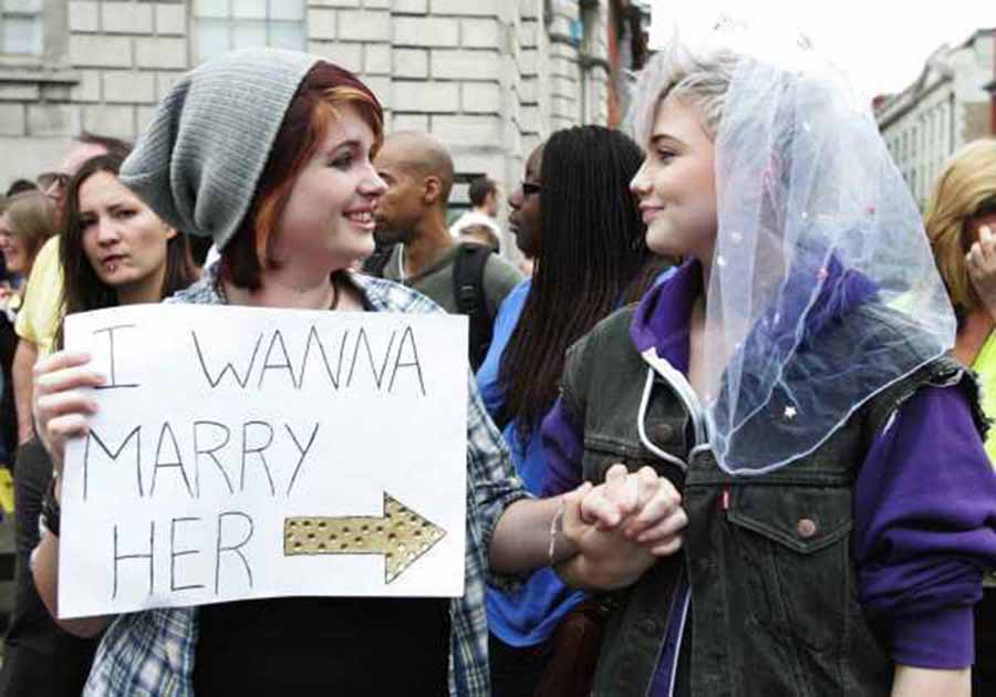 Una de cada tres personas en el mundo cree que el matrimonio del mismo sexo debería ser legal