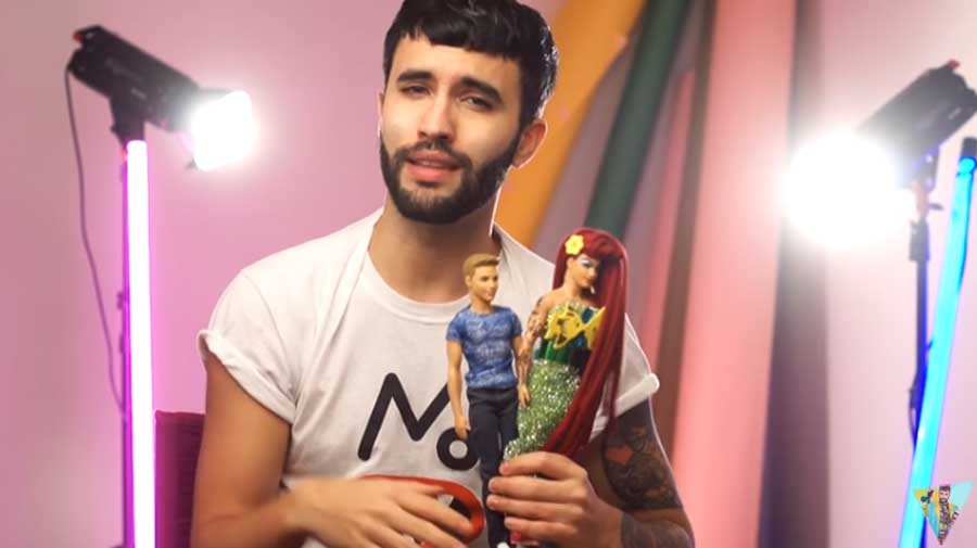 Drag Ken, el proyecto solidario en apoyo a los niños transgénero del youtuber Rubén ErreBeene