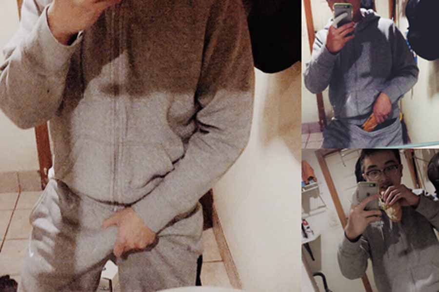 Llega el reto del #greysweatpantschallenge: Presumir de “paquetón” en un selfie en pantalón de chándal gris