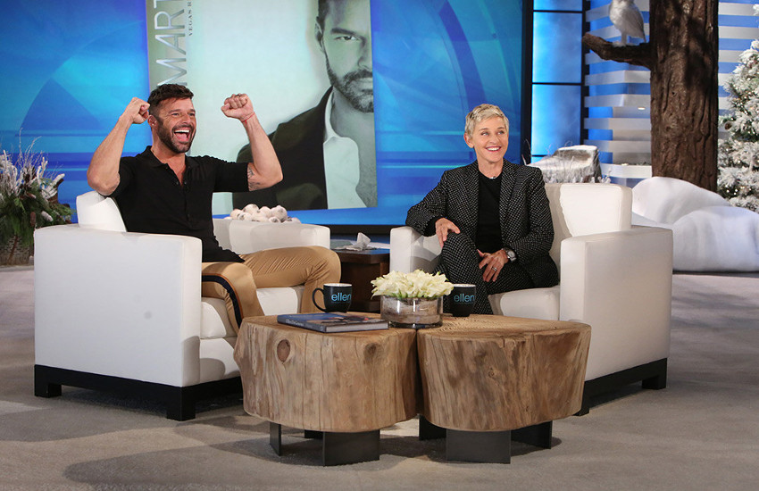 Ricky Martin anuncia en el show de Ellen DeGeneres que se casa con Jwan Yosef