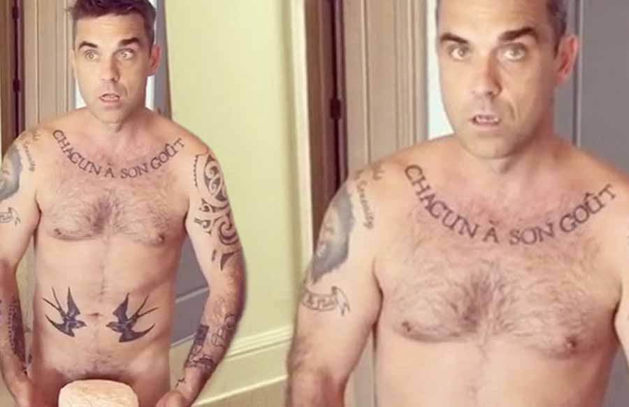 Robbie Williams posa desnudo en una revista gay: “Me identifiqué como "algo homosexual" en mi juventud”