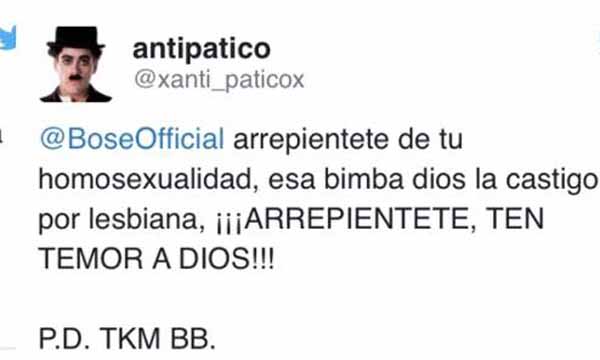 Tuit de odio Bimba Bosé 3