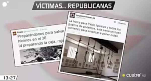 Tuit piden horca para Pablo Iglesias