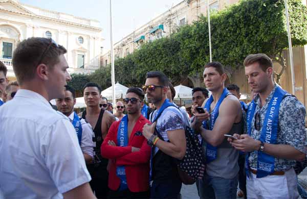 Visita a Malta Mr Gay World 2016