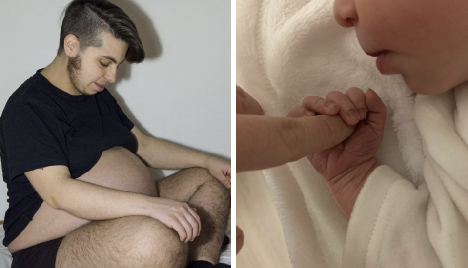 ¡Bienvenido Luar! El hijo del primer hombre embarazado de España