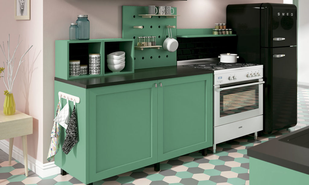 cocina-verde-y-negra