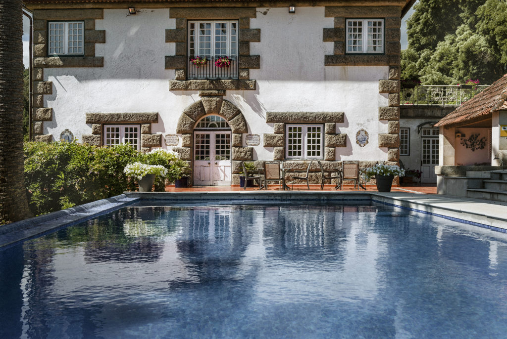 pazo terraza piscina