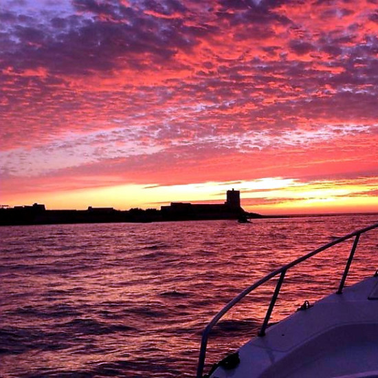 Atardecer-colores-Castillo Sancti-Petri