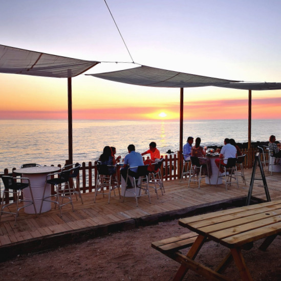 Atardecer-terraza-Castillo Sancti Petri