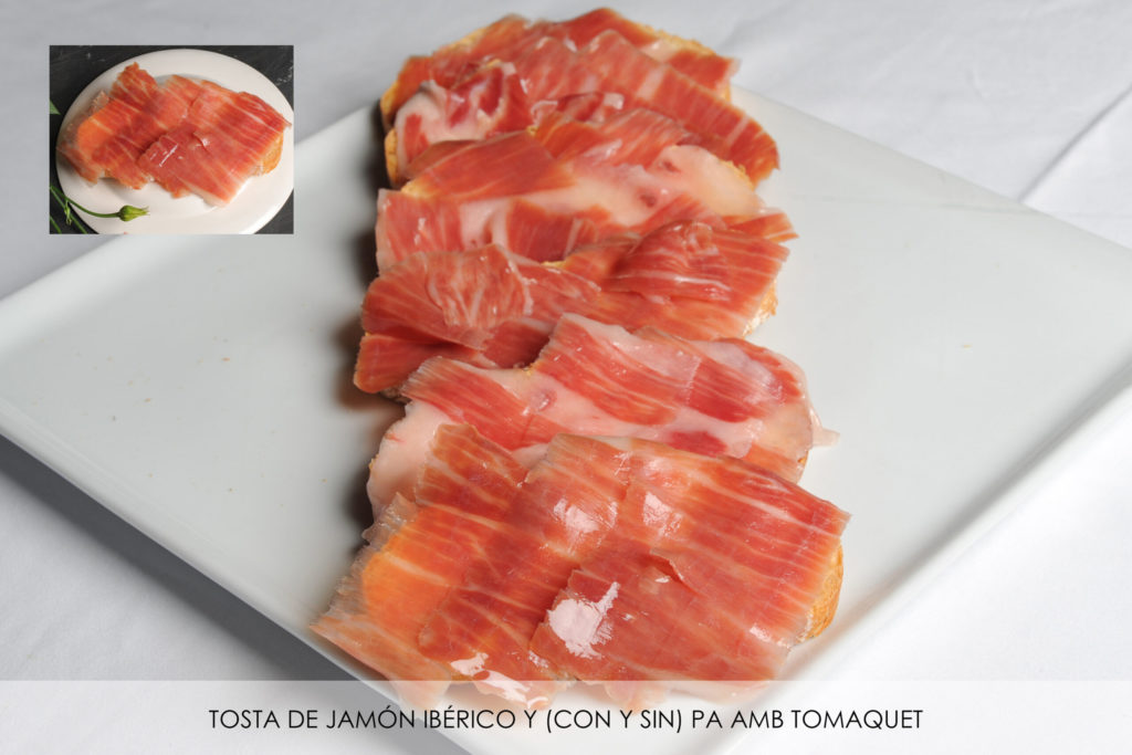 Tosta de jamón ibérico-Palacio Torre de Arriaga