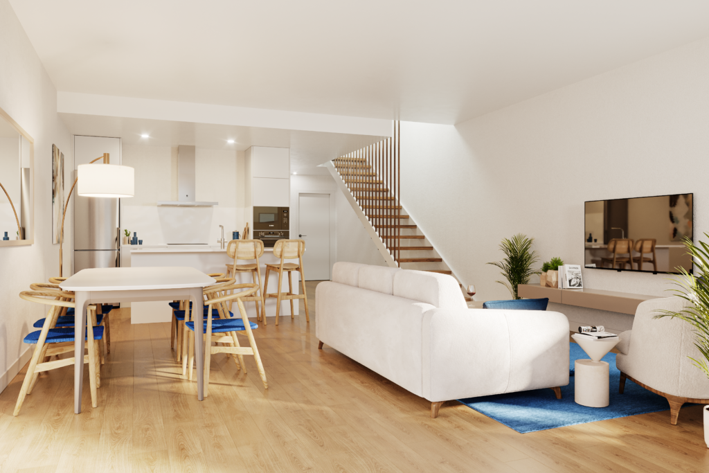 ANOLA CASA MALGRAT-SALÓN CON COCINA-FARRES ARCHITECT