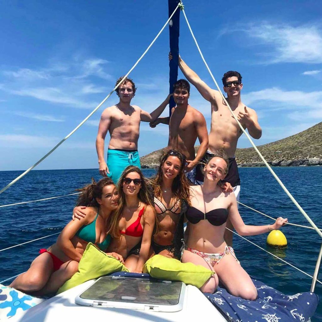 travesia por el mediterraneo y mar menor con patrón 4 horas