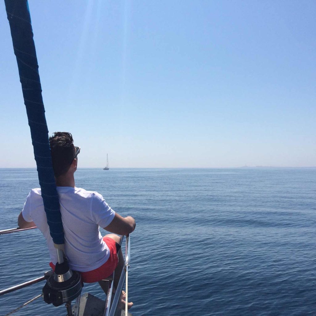 travesia1 por el mediterraneo y mar menor con patrón 4 horas