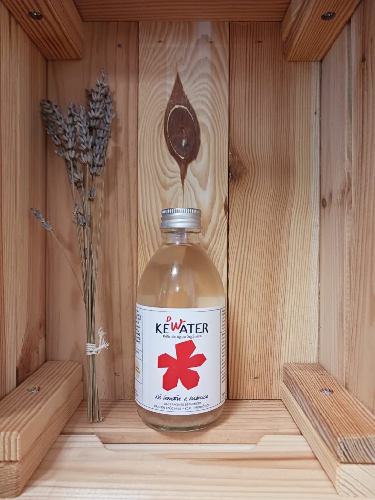 Kéfir de agua orgánica de Limón e Hibisco